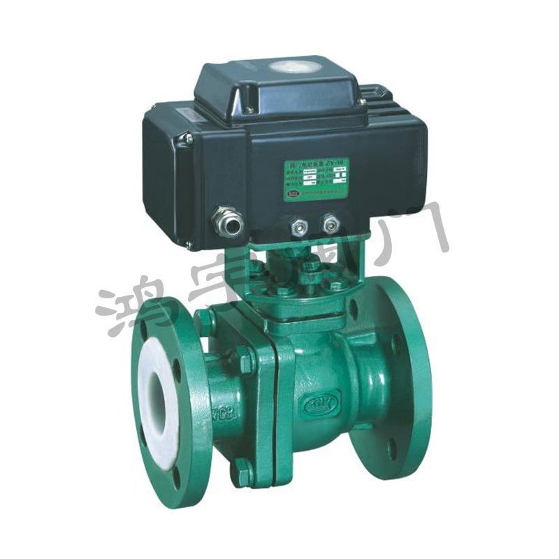 Q941F46电动衬氟球阀